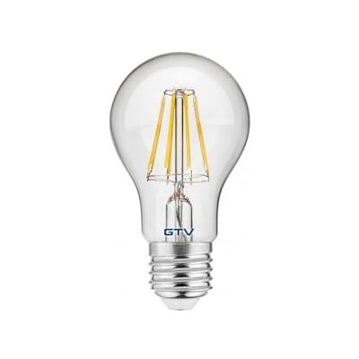 GTV Lampe LED filament E27 opalin 4000K blanc neutre, lumineuse – sans scintillement, durable – pour éclairage intérieur maison et bureau GTV Lampe LED filament E27 opalin 4000K blanc neutre, lumineuse – sans scintillement, durable – pour éclairage intérieur maison et bureau