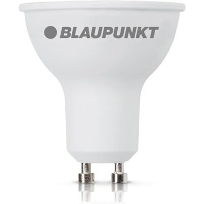 Blaupunkt Spot LED GU10 5 W (50 W) 500 lm 4000 K Blanc neutre Intensité non variable, large angle de faisceau, culot à baïonnette GU10, sans scintillement, doux pour les yeux, IRC élevé Blaupunkt Spot LED GU10 5 W (50 W) 500 lm 4000 K Blanc neutre Intensité non variable, large angle de faisceau, culot à baïonnette GU10, sans scintillement, doux pour les yeux, IRC élevé