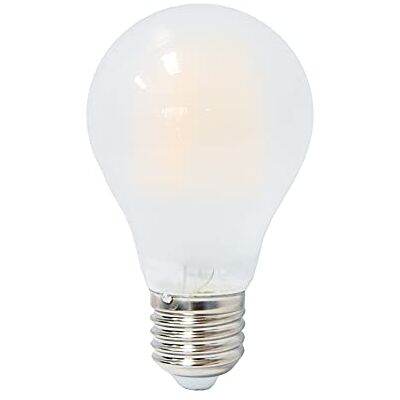 Garza Ampoules LED à filament opale décorative standard, lumière chaude 2700 K, culot E27, 7 W 810 lumens Garza Ampoules LED à filament opale décorative standard, lumière chaude 2700 K, culot E27, 7 W 810 lumens