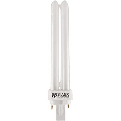 SILVER ELECTRONICS Laica 591804 Ampoule basse consommation PLC 4200 K 2 broches G24d-2, 18 W, 1 unité (lot de 1) SILVER ELECTRONICS Laica 591804 Ampoule basse consommation PLC 4200 K 2 broches G24d-2, 18 W, 1 unité (lot de 1)