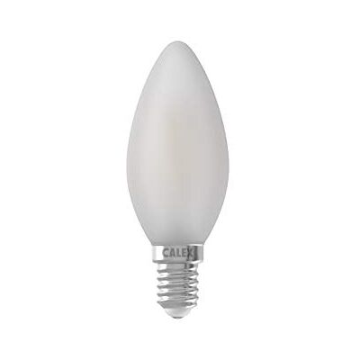 CALEX 474492 Ampoule bougie LED à filament en verre blanc chaud 220-240 V 3,5 W 300 lm E14 B35 mat extérieur 2700 K CRI80 à intensité variable CALEX 474492 Ampoule bougie LED à filament en verre blanc chaud 220-240 V 3,5 W 300 lm E14 B35 mat extérieur 2700 K CRI80 à intensité variable