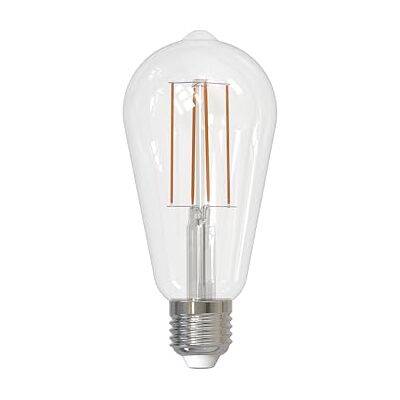 MÜLLER LICHT Müller-Licht Ampoule LED rétro ST64 en forme de piston E27, 7,5 W équivalent à 60 W, lumière blanche chaude nostalgique (2700 K) pour une ambiance chaleureuse, 806 lm, intensité variable, durée de vie MÜLLER LICHT Müller-Licht Ampoule LED rétro ST64 en forme de piston E27, 7,5 W équivalent à 60 W, lumière blanche chaude nostalgique (2700 K) pour une ambiance chaleureuse, 806 lm, intensité variable, durée de vie