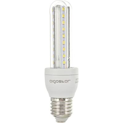 Aigostar Ampoule LED T3 2U de 8 W, grand filetage et lumière froide E27 Aigostar Ampoule LED T3 2U de 8 W, grand filetage et lumière froide E27
