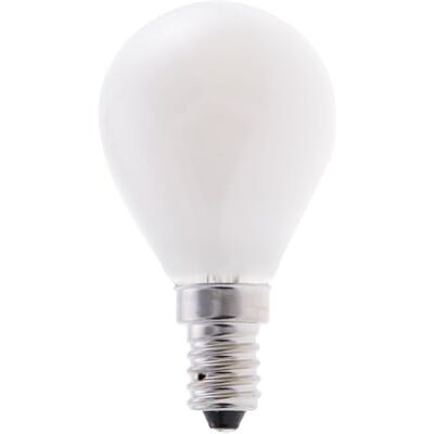 Velamp Ampoule à filament LED Opal, Mini-sphérique P45, 4W / 470lm, culot E14, 4000K Velamp Ampoule à filament LED Opal, Mini-sphérique P45, 4W / 470lm, culot E14, 4000K