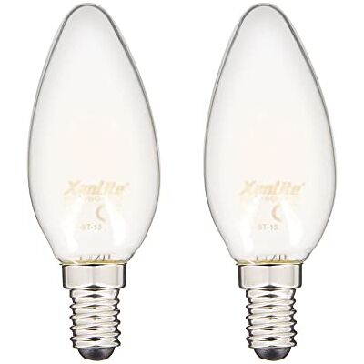 Xanlite PACK2RFV806FOCW Ampoule LED Filament culot E14 806lm blanc neutre Classique Classe A++ Température 4000K Faible Consommation Installation Facile Xanlite PACK2RFV806FOCW Ampoule LED Filament culot E14 806lm blanc neutre Classique Classe A++ Température 4000K Faible Consommation Installation Facile