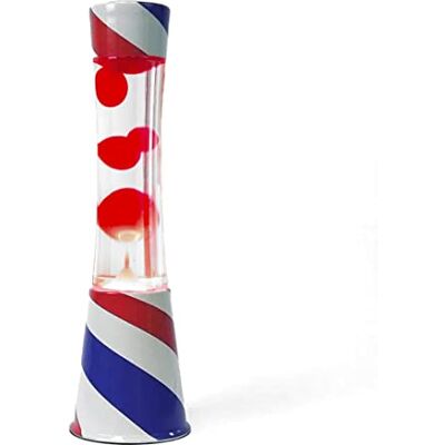 Fisura Lampe à lave. Lampe à effet relaxant. Avec ampoule de rechange. Mesures : 11 cm x 11cm x 39,5 cm. (Barbier) Fisura Lampe à lave. Lampe à effet relaxant. Avec ampoule de rechange. Mesures : 11 cm x 11cm x 39,5 cm. (Barbier)