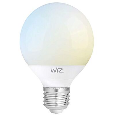 WiZ G2 WarmWhite G95 E27 Ampoule LED intelligente Blanc (intensité variable, puissance 12 W-75 W, 2700 K, lm1055, App & contrôle vocal Alexa, Siri, Google & IFTTT) Plastique Blanc chaud Globe 95-E27 WiZ G2 WarmWhite G95 E27 Ampoule LED intelligente Blanc (intensité variable, puissance 12 W-75 W, 2700 K, lm1055, App & contrôle vocal Alexa, Siri, Google & IFTTT) Plastique Blanc chaud Globe 95-E27
