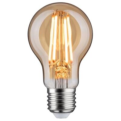 Paulmann 29187 Filament 1879 230V 3-Step-Dim LED ampoule E27 470lm 6W 1800 K gradable Doré ampoule Paulmann 29187 Filament 1879 230V 3-Step-Dim LED ampoule E27 470lm 6W 1800 K gradable Doré ampoule