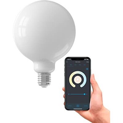CALEX Ampoule intelligente Wi-Fi E27 avec application et compatible Alexa Commande vocale Ampoule à filament WiFi Intensité variable Verre 7,5 W Blanc chaud CALEX Ampoule intelligente Wi-Fi E27 avec application et compatible Alexa Commande vocale Ampoule à filament WiFi Intensité variable Verre 7,5 W Blanc chaud