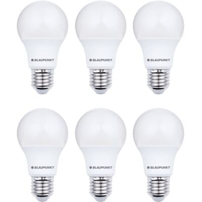 Blaupunkt Ampoule classique E27 12W 1200 Lumen 4000K Blanc neutre, Lot de 6 Culot a vis Edison, Large diffusion, Pleine puissance immediate, Garantie 3 ans pour cuisine nette et eclairage de tache Blaupunkt Ampoule classique E27 12W 1200 Lumen 4000K Blanc neutre, Lot de 6 Culot a vis Edison, Large diffusion, Pleine puissance immediate, Garantie 3 ans pour cuisine nette et eclairage de tache