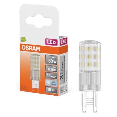 OSRAM Lampe LED multicolore LED PIN avec culot G9 Retrofit, 4,9 W / 806 lm, , LED Lamps, 18.00 Millimetres dia, , Pack de 6 OSRAM Lampe LED multicolore LED PIN avec culot G9 Retrofit, 4,9 W / 806 lm, , LED Lamps, 18.00 Millimetres dia, , Pack de 6