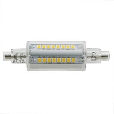 LAES Ampoule linéaire LED, R7s, 6 W, transparent, 22 x 78 mm LAES Ampoule linéaire LED, R7s, 6 W, transparent, 22 x 78 mm