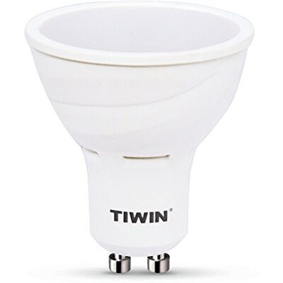 TIWIN NEUVE GU10 Ampoule LED Lampe SMD Lumière Blanc chaud 5W /A+ /équivalent à 50W /420 lumen /2700K /110 degrés/SMD 2835 TIWIN NEUVE GU10 Ampoule LED Lampe SMD Lumière Blanc chaud 5W /A+ /équivalent à 50W /420 lumen /2700K /110 degrés/SMD 2835
