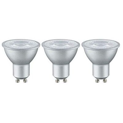 Paulmann 28581 Ampoule à réflecteur LED 3 x 4 W Ampoule réflecteur en aluminium 2700 K GU10 Paulmann 28581 Ampoule à réflecteur LED 3 x 4 W Ampoule réflecteur en aluminium 2700 K GU10