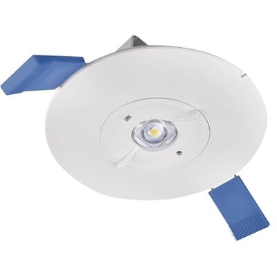 EMOS Lampe de sécurité LED ORSU 2 W avec 2 lentilles, embout et batterie Éclairage anti-panique avec fonction de test automatique Mode d'urgence 3 heures Montage encastré Lumière blanche EMOS Lampe de sécurité LED ORSU 2 W avec 2 lentilles, embout et batterie Éclairage anti-panique avec fonction de test automatique Mode d'urgence 3 heures Montage encastré Lumière blanche
