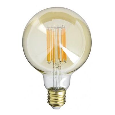 Xanlite RFDE1521B95A Ampoule Filament LED déco verre ambré G95, culot E27, 1521 Lumens,1800 Kelvins Lumière blanc chaud Xanlite RFDE1521B95A Ampoule Filament LED déco verre ambré G95, culot E27, 1521 Lumens,1800 Kelvins Lumière blanc chaud