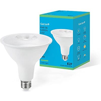 Garza Ampoule réflecteur LED imperméable décorative lumière verte E27 16 W Garza Ampoule réflecteur LED imperméable décorative lumière verte E27 16 W