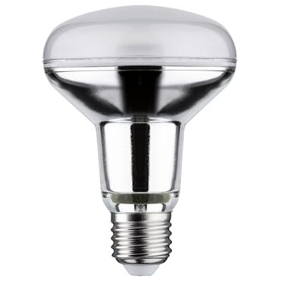 Paulmann 29055 Standard 230V Réflecteur LED R80 230V 10W 730lm 80mm Argent Verre 2700K Blanc chaud E27 Paulmann 29055 Standard 230V Réflecteur LED R80 230V 10W 730lm 80mm Argent Verre 2700K Blanc chaud E27