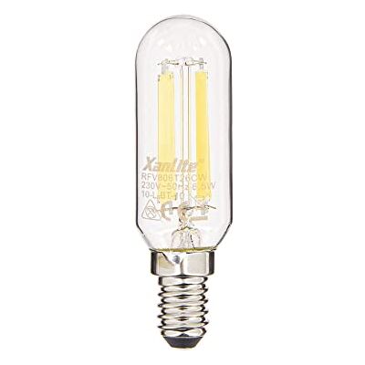 Xanlite RFV806T26CW Ampoule à filament LED T26, culot E14, conso. 6,5W, Blanc neutre, Spécial hotte 240°- Installation Facile, 60W Xanlite RFV806T26CW Ampoule à filament LED T26, culot E14, conso. 6,5W, Blanc neutre, Spécial hotte 240°- Installation Facile, 60W