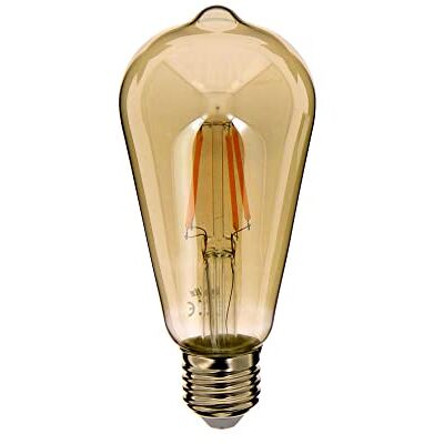 Xanlite Ampoule LED E27 Vintage ST64 Verre Fumé Culot E27 Ampoule Vintage E27 Led Filament Angle D'Éclairage 320° Ampoule Edison E27 4W Équivalant 23W 230 Lumens Lumière Blanc Chaud RFDE400STF Xanlite Ampoule LED E27 Vintage ST64 Verre Fumé Culot E27 Ampoule Vintage E27 Led Filament Angle D'Éclairage 320° Ampoule Edison E27 4W Équivalant 23W 230 Lumens Lumière Blanc Chaud RFDE400STF
