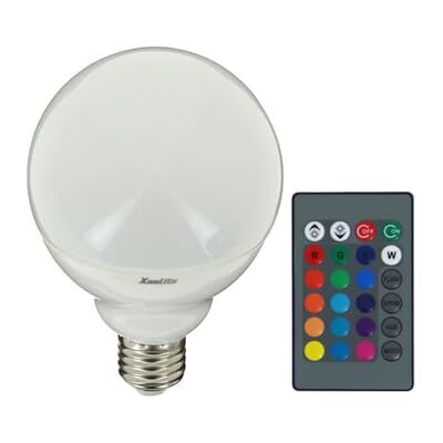 Xanlite Ampoule LED E27 A60 Culot E27 Ampoule LED Couleur Blanc et Multicolore Lampe RGB LED De Couleur Avec Telecommande Ampoule LED Multicolore 5W Équivalant 60W Angle Éclairage 200° SERVBRW Xanlite Ampoule LED E27 A60 Culot E27 Ampoule LED Couleur Blanc et Multicolore Lampe RGB LED De Couleur Avec Telecommande Ampoule LED Multicolore 5W Équivalant 60W Angle Éclairage 200° SERVBRW