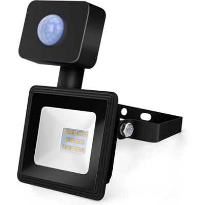 Blendend Projecteur LED slim avec capteur noir 10 W (Die-Casting) Blendend Projecteur LED slim avec capteur noir 10 W (Die-Casting)