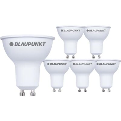 Blaupunkt GU10 Spot LED MR16 10W 1050lm 6000K Blanc Froid, Lot de 6 Spot PAR16, Faisceau large 100°, Culot à baïonnette, Non dimmable, Garantie 3 ans, Pour atelier et cave Blaupunkt GU10 Spot LED MR16 10W 1050lm 6000K Blanc Froid, Lot de 6 Spot PAR16, Faisceau large 100°, Culot à baïonnette, Non dimmable, Garantie 3 ans, Pour atelier et cave