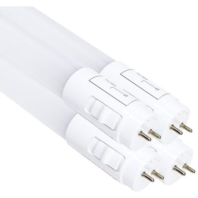 LED ATOMANT Lot de 4 tubes LED 120 cm 18 W, CCT (interrupteur de couleur blanc chaud, blanc neutre ou blanc froid), 2200 lumens, démarreur inclus, norme T8 LED ATOMANT Lot de 4 tubes LED 120 cm 18 W, CCT (interrupteur de couleur blanc chaud, blanc neutre ou blanc froid), 2200 lumens, démarreur inclus, norme T8