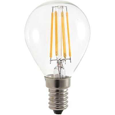 Velamp Ampoule à filament LED, Mini-sphérique P45, 4W / 470lm, culot E14, 2700K Velamp Ampoule à filament LED, Mini-sphérique P45, 4W / 470lm, culot E14, 2700K