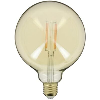 Xanlite Ampoule LED E27 Vintage G95 Culot E27 Ampoule Vintage E27 LED Angle Éclairage 320°- Ampoule Filament E27 3,8W Équivalant 30W 350 Lm- Ampoule Globe E27 LED Lumière Blanche Chaude- RFDE400B95A Xanlite Ampoule LED E27 Vintage G95 Culot E27 Ampoule Vintage E27 LED Angle Éclairage 320°- Ampoule Filament E27 3,8W Équivalant 30W 350 Lm- Ampoule Globe E27 LED Lumière Blanche Chaude- RFDE400B95A
