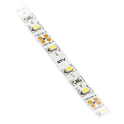 GTV Bande lumineuse LED Flash 3528-300 LED 2 m 12 V CC 6500 K Blanc froid Mini AMP IP20-8 mm 4,8 W/m Pour l'intérieur Intensité variable Découpable GTV Bande lumineuse LED Flash 3528-300 LED 2 m 12 V CC 6500 K Blanc froid Mini AMP IP20-8 mm 4,8 W/m Pour l'intérieur Intensité variable Découpable