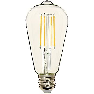 Xanlite Ampoule À Filament LED Edison Culot E27 Ampoule LED E27 Angle D'Éclairage 320°- Ampoule E27 8W Équivalant 75W Ampoule Filament 1055 Lm Ampoule Vintage E27 Lumière Blanc Chaud RFE1055ST Xanlite Ampoule À Filament LED Edison Culot E27 Ampoule LED E27 Angle D'Éclairage 320°- Ampoule E27 8W Équivalant 75W Ampoule Filament 1055 Lm Ampoule Vintage E27 Lumière Blanc Chaud RFE1055ST