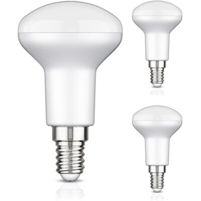 ledscom.de 3x E14 Ampoule LED, R50, blanc chaud (2700 K), 5,2 W, 485lm, 112°, mate ledscom.de 3x E14 Ampoule LED, R50, blanc chaud (2700 K), 5,2 W, 485lm, 112°, mate