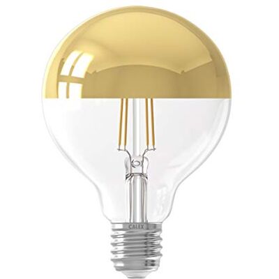CALEX Ampoule LED pour rétroviseur de tête 4 W (remplace 40 W) E27 Doré 95 mm CALEX Ampoule LED pour rétroviseur de tête 4 W (remplace 40 W) E27 Doré 95 mm