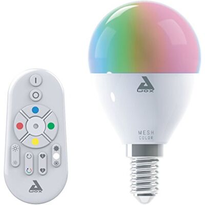 AWOX SKRLMC5E14 Lumière avec Télécommande, Plastique/Résine, E14, 5 W, Blanc AWOX SKRLMC5E14 Lumière avec Télécommande, Plastique/Résine, E14, 5 W, Blanc