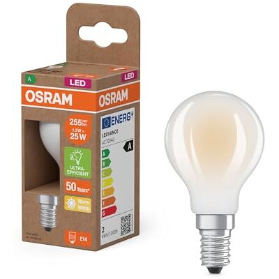 Osram - Dalla classica forma mini sferica - E14 - 1.2W 255lm - Ampoule LED Osram - Dalla classica forma mini sferica - E14 - 1.2W 255lm - Ampoule LED
