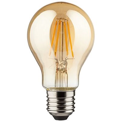 MÜLLER LICHT Müller-Licht Ampoule LED sphérique Culot Filament, Verre, or, E27, 4,5W, 230 V MÜLLER LICHT Müller-Licht Ampoule LED sphérique Culot Filament, Verre, or, E27, 4,5W, 230 V