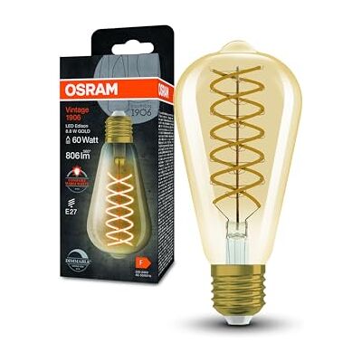 OSRAM Ampoule LED Vintage Or E27 - Ampoule OSRAM Ampoule LED Vintage Or E27 - Ampoule