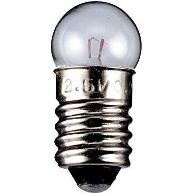 goobay Ampoule Torch Lamp Globulaire Culot E10 0,3 W 6 V (DC) 50 mA H24 mm goobay Ampoule Torch Lamp Globulaire Culot E10 0,3 W 6 V (DC) 50 mA H24 mm