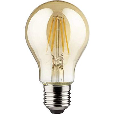 MÜLLER LICHT Müller-Licht Ampoule LED sphérique Culot Filament, Verre, or, E27, 4,5W, 230 V MÜLLER LICHT Müller-Licht Ampoule LED sphérique Culot Filament, Verre, or, E27, 4,5W, 230 V