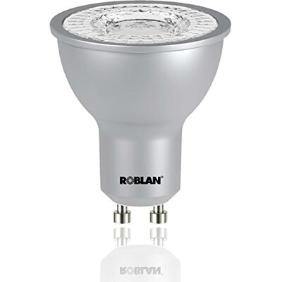 Roblan ECOSKYF100 Ampoule GU10 6 W Blanc froid 1 unité (lot de 1) Roblan ECOSKYF100 Ampoule GU10 6 W Blanc froid 1 unité (lot de 1)