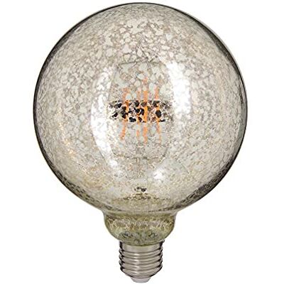 Xanlite Ampoule Led G125 Culot E27-4W Cons. (24W Eq.) Lumière Blanc Chaud, Globe Xanlite Ampoule Led G125 Culot E27-4W Cons. (24W Eq.) Lumière Blanc Chaud, Globe