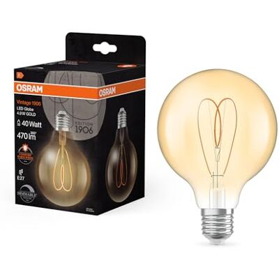 Osram Vintage 1906 Globe - Ampoule Vintage Dimmable E27 Osram Vintage 1906 Globe - Ampoule Vintage Dimmable E27
