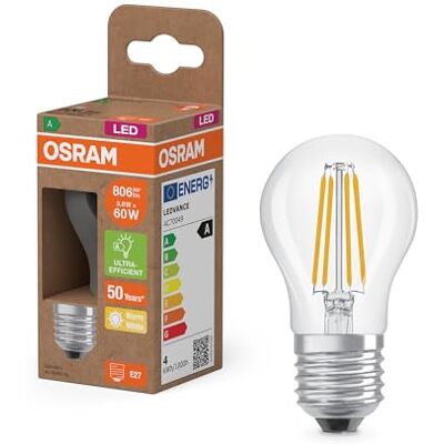 OSRAM 4099854255243 Ampoule LED - Forme en goutte - 3,8 W - Blanc chaud OSRAM 4099854255243 Ampoule LED - Forme en goutte - 3,8 W - Blanc chaud