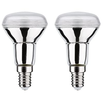 Paulmann 29049 Standard 230V Réflecteur LED R50 230V pack de 2 2x5W 2x420lm Argent Verre 2700K Blanc chaud E14 Paulmann 29049 Standard 230V Réflecteur LED R50 230V pack de 2 2x5W 2x420lm Argent Verre 2700K Blanc chaud E14