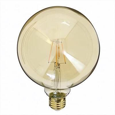 Xanlite Ampoule LED E27 Globe G125 Culot E27 Ampoule Vintage Filament E27 LED Angle D'Éclairage 320° Ampoule E27 Eclairage LED 3 8W Équivalant 30W Lumière Blanche Chaude 350 Lm RFDE400B125A Xanlite Ampoule LED E27 Globe G125 Culot E27 Ampoule Vintage Filament E27 LED Angle D'Éclairage 320° Ampoule E27 Eclairage LED 3 8W Équivalant 30W Lumière Blanche Chaude 350 Lm RFDE400B125A