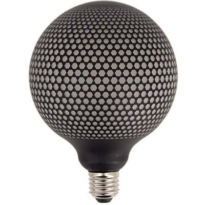 Xanlite Ampoule Led Déco À Filament G125 Culot E27, 6.5W Cons, 1800K Aspect Point Noir Ampoule Standard Décorative Pour Chambre Et Pièce À Vivre Lumière Blanc Chaud RFDEB125GRAPHRO Xanlite Ampoule Led Déco À Filament G125 Culot E27, 6.5W Cons, 1800K Aspect Point Noir Ampoule Standard Décorative Pour Chambre Et Pièce À Vivre Lumière Blanc Chaud RFDEB125GRAPHRO