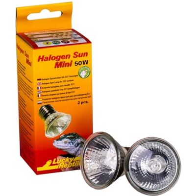 Lucky Reptile Halogen Sun Mini 50W - Lampe E27 pour reptiles Lucky Reptile Halogen Sun Mini 50W - Lampe E27 pour reptiles