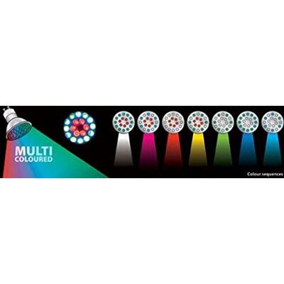 Fluxia Multicolore à GU10-Lampe à 18 LED Fluxia Multicolore à GU10-Lampe à 18 LED