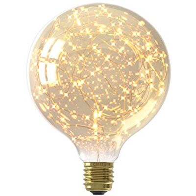 CALEX Stars Ampoule LED sans fil GlobeLED Doré 1,5 W (ersetzt 5 W) E27 125 mm CALEX Stars Ampoule LED sans fil GlobeLED Doré 1,5 W (ersetzt 5 W) E27 125 mm